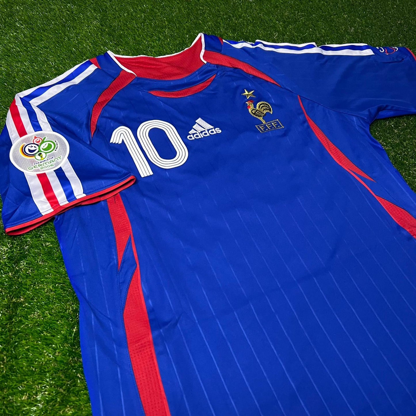 Zinedine Zidane France 2006 World Cup Blue Retro Kit – | Trikot | Maillot