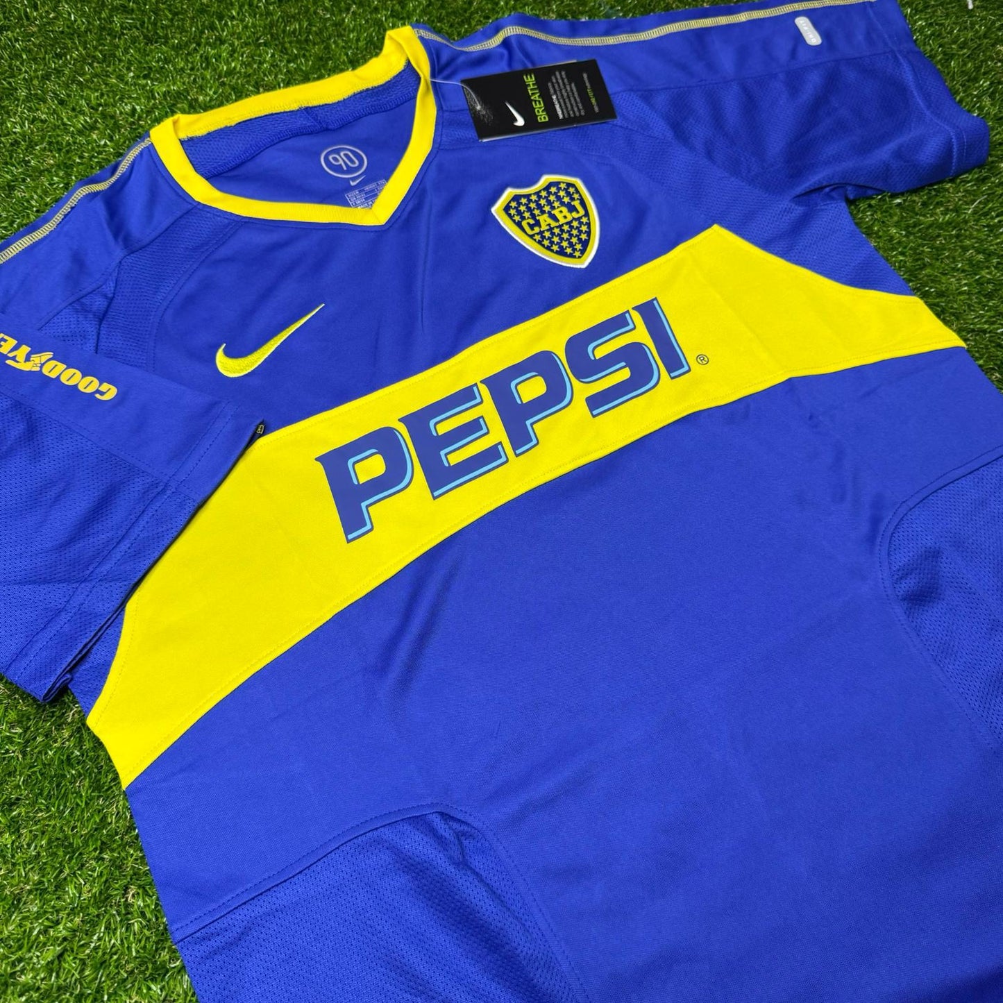 Carlos Tevez Boca Juniors 2003 2004 Retro Jersey Maillot Trikot Maglia