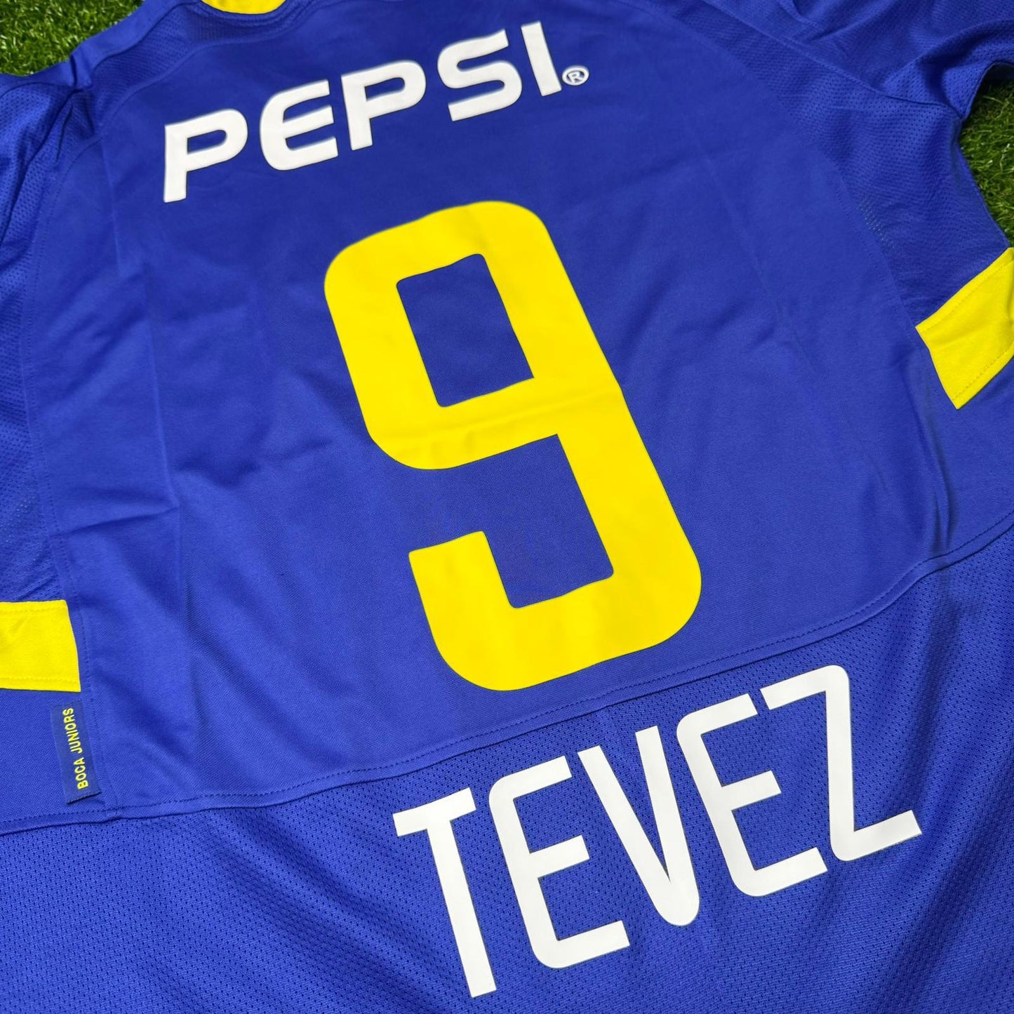 Carlos Tevez Boca Juniors 2003 2004 Retro Jersey Maillot Trikot Maglia