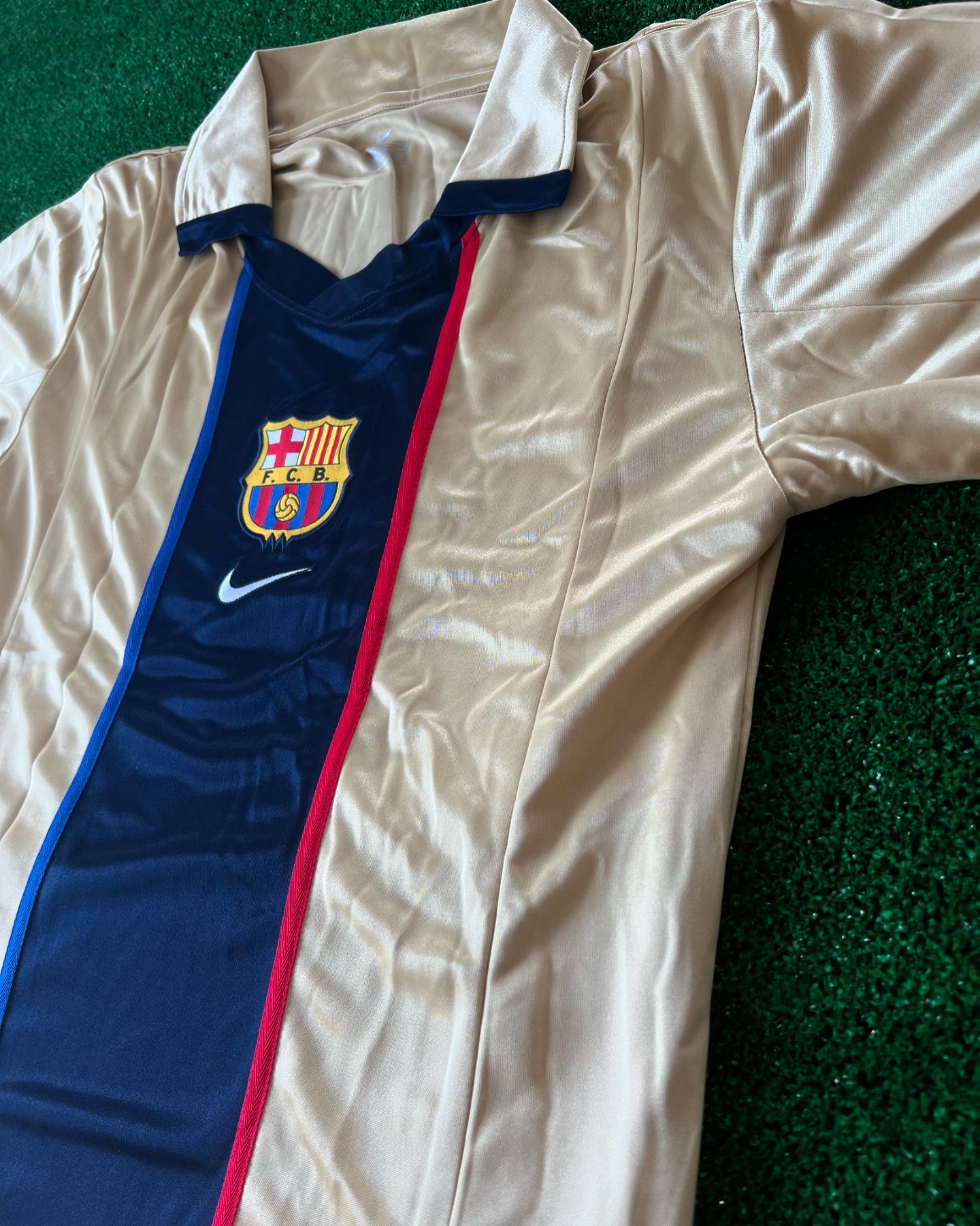 Rivaldo Barcelona 2001 2002 Season Retro Football Jersey Kit
