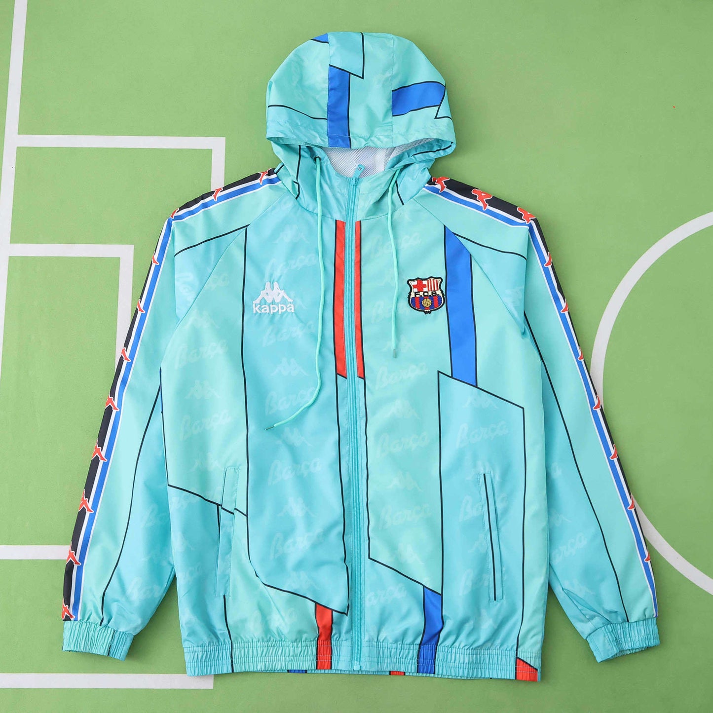 Barcelona Retro 1996/97 Both Sides Windbreaker