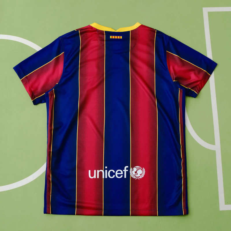 Barcelona 2020/21 Season Home Retro Football Jersey