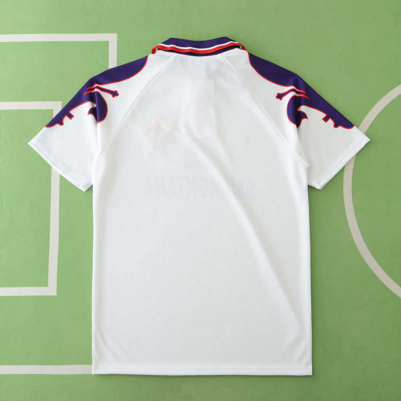 Fiorentina 1992/1993 Season Away Retro Football Jersey