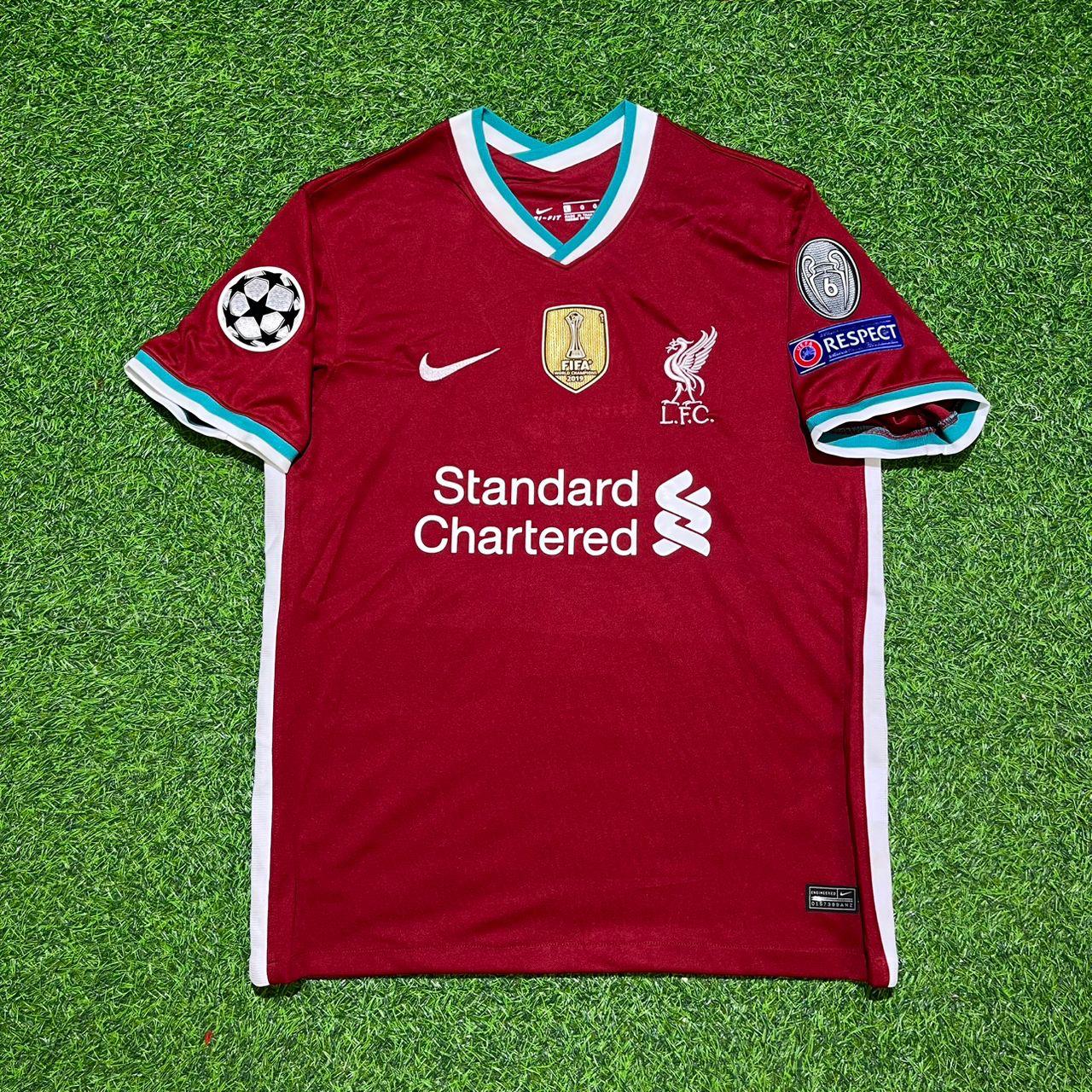 Georginio Wijnaldum 5# Liverpool 2019 2020 Home Retro Football Jersey Kit