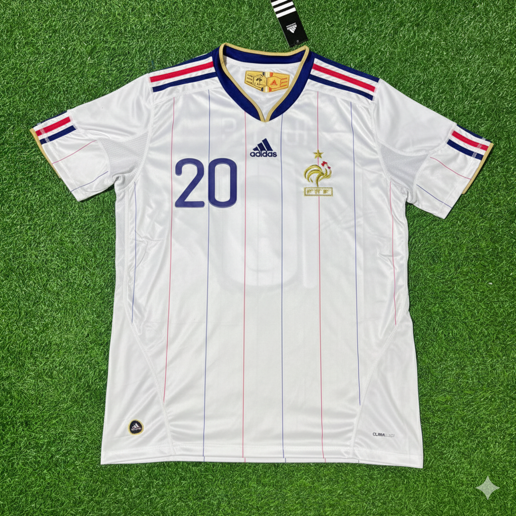 France EURO 2004 David Trezeguet Retro Football Jersey Kit
