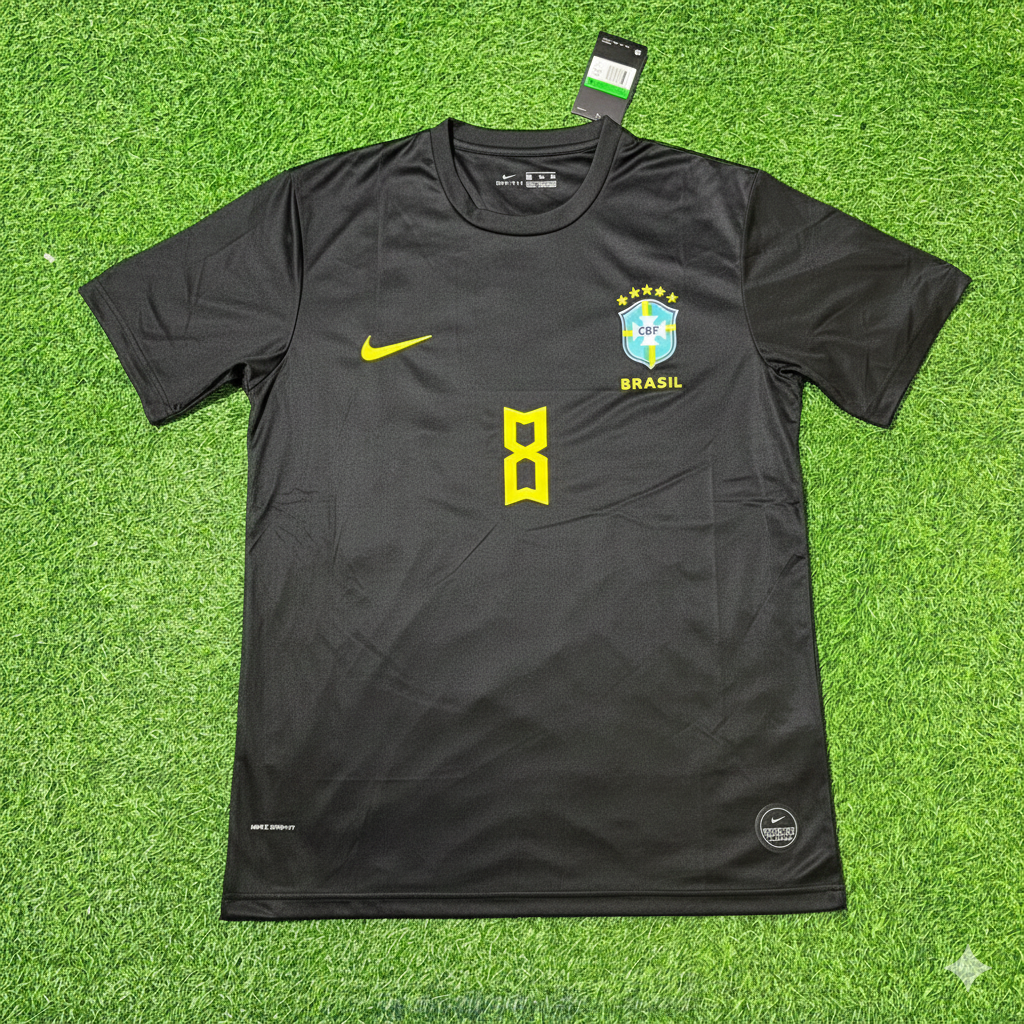 Socrates Brazil Black Retro Football Jersey Collection