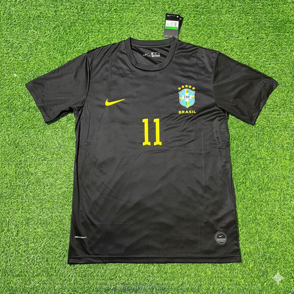 Romario Brazil Black Retro Football Jersey Collection