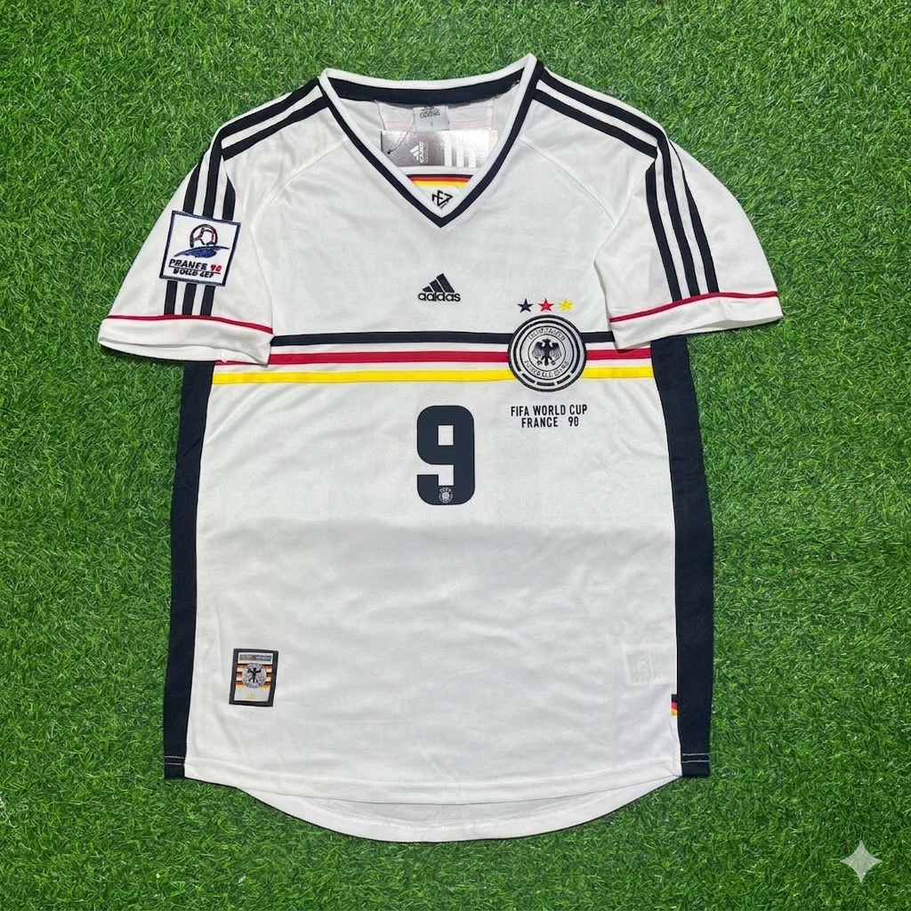 Ulf Kirsten Deutschland 1998 World Cup Retro Fußballtrikot