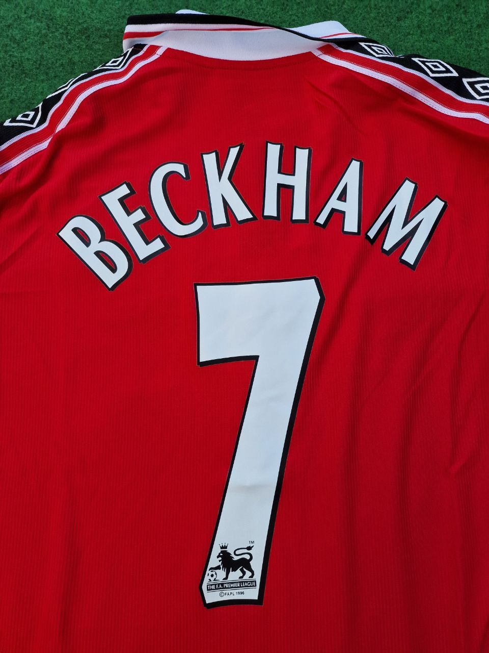 David Beckham 7 - Manchester United 1999 Long Sleeve Football Jersey Kit