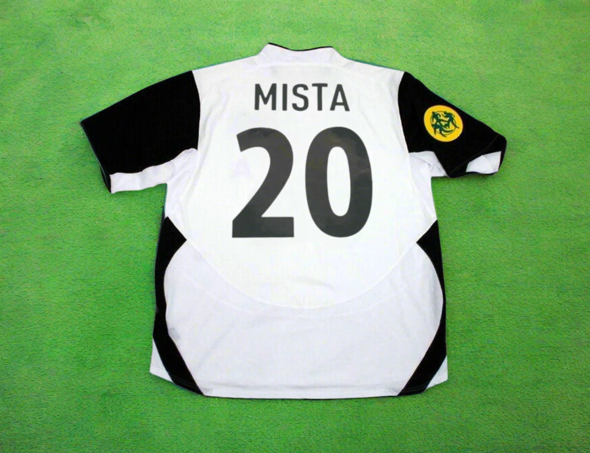Valencia Mista #20 2004 UEFA Final Retro Jersey Camiseta Soccer Kit