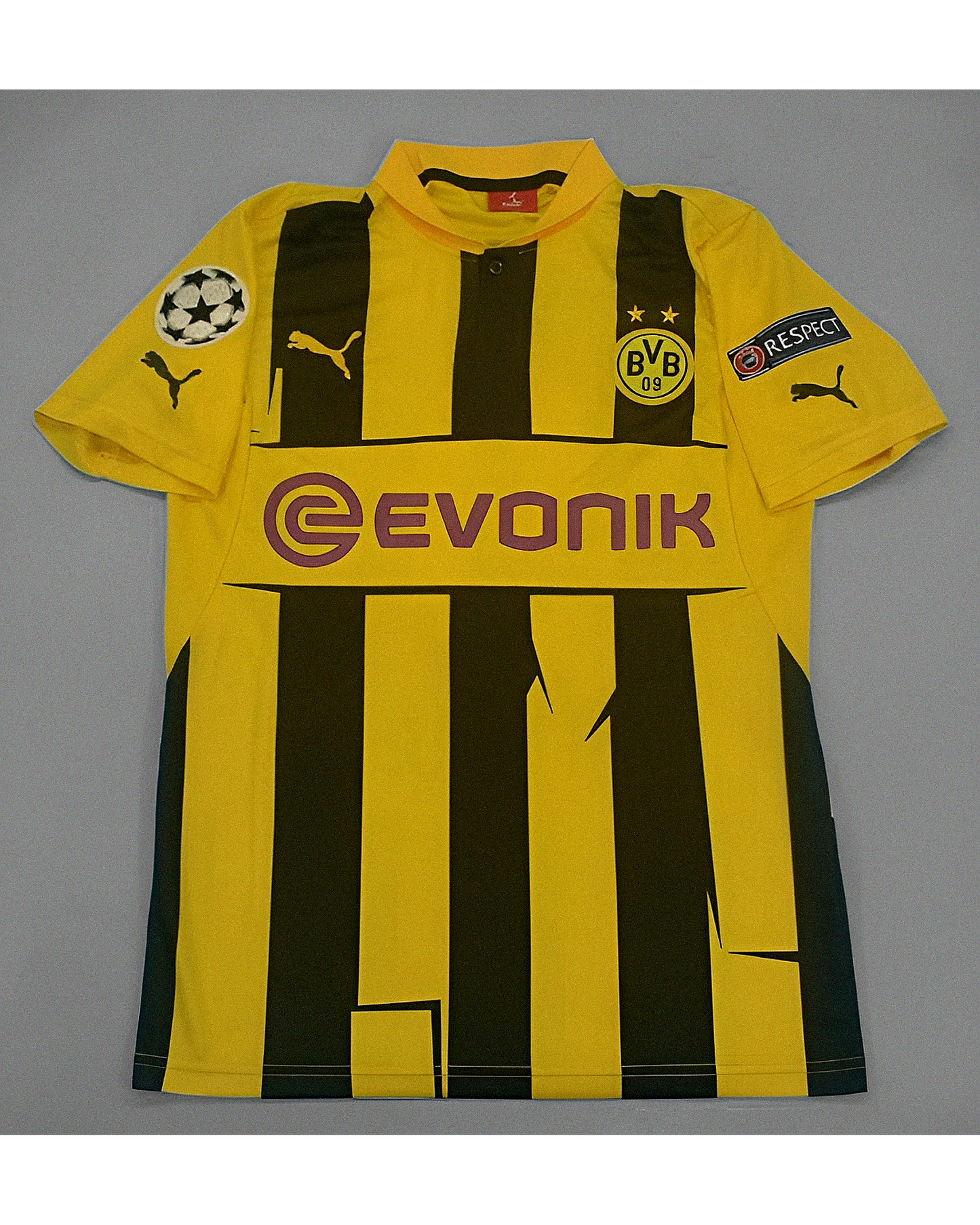 Robert Lewandowski 9 - Dortmund Home 2012/13 Champions League Retro Kit Jersey Maillot Trikot