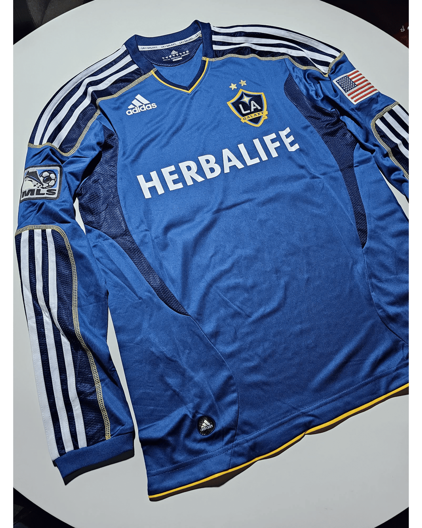 David Beckham 23 - LA Galaxy 2011/12 MLS Retro Kit Jersey Maillot Trikot