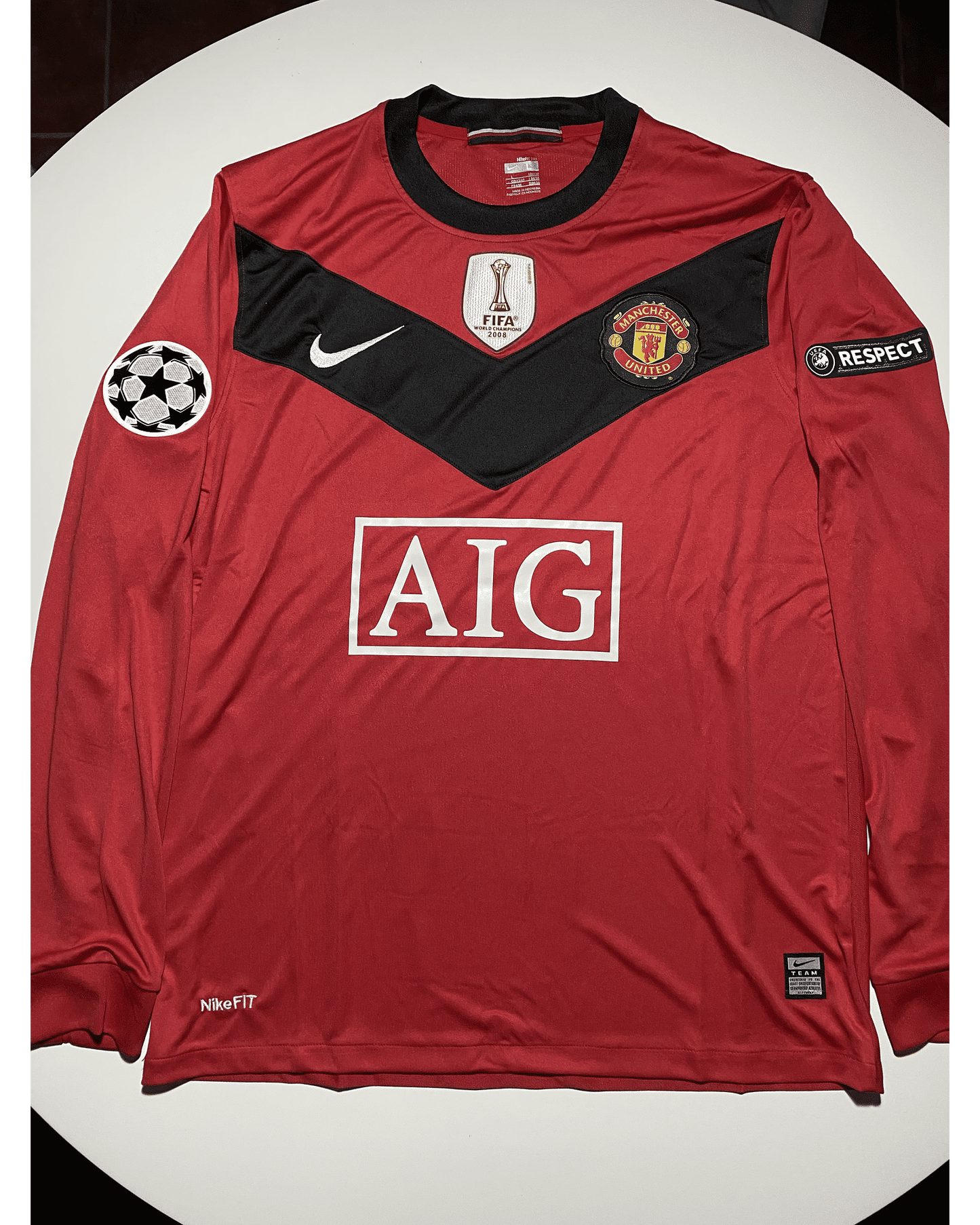 Dimitar Berbatov 9 - Manchester United Champions League 2009/10 Retro Kit Jersey Maillot Trikot