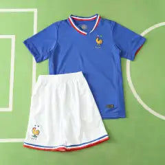 Kylian Mbappe France Kids Football Jersey Kit