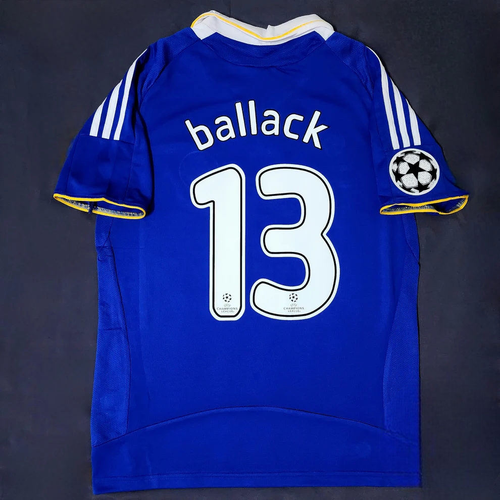 Chelsea Michael Ballack 2008 Champhions League Final Jersey Trikot Soccer Kit