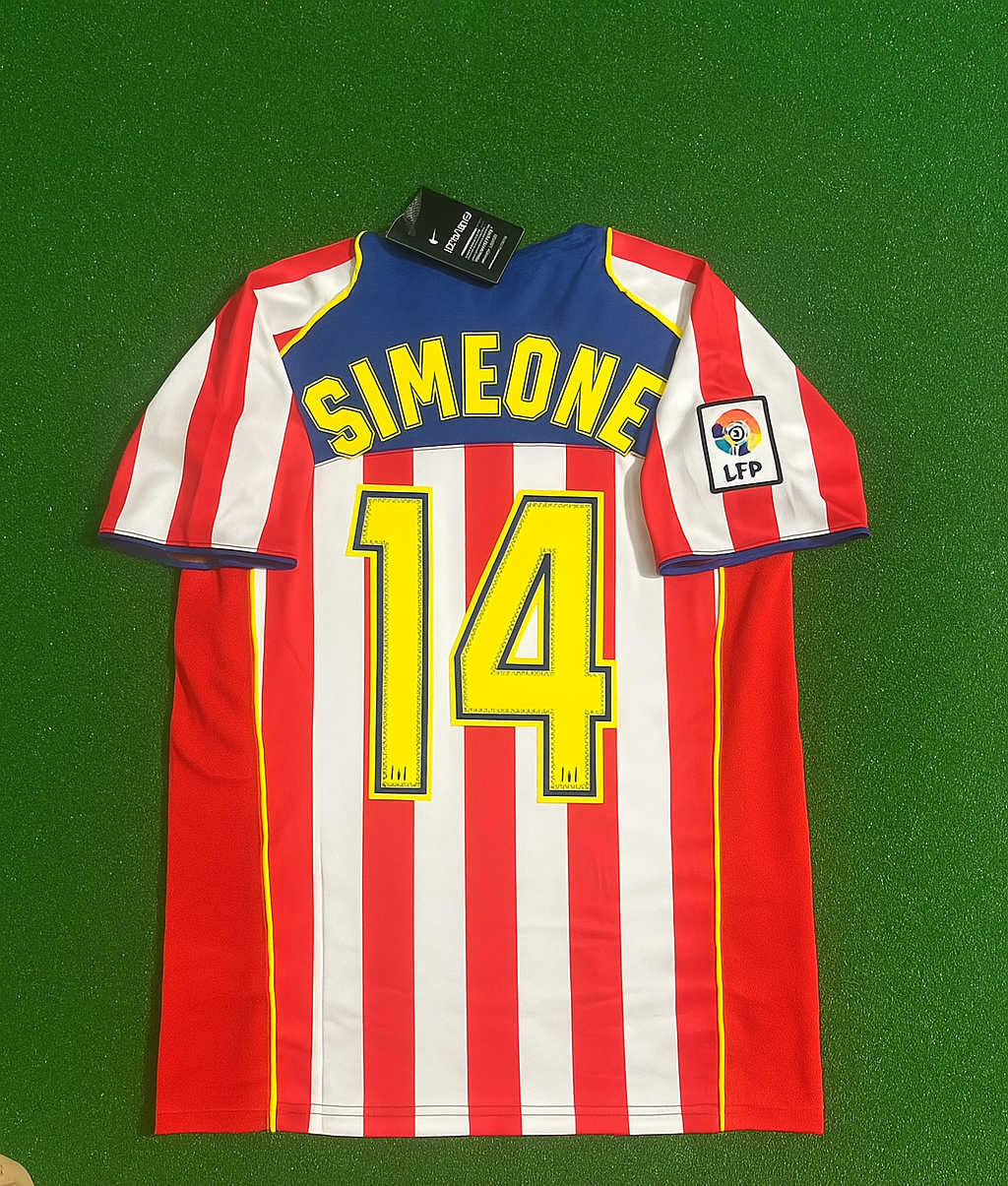 Atletico Diego Simeone Madrid 2004 2005 SpiderMan Retro Football Jersey Soccer Kit