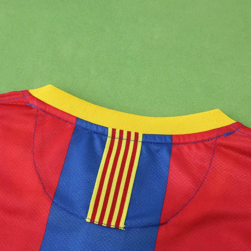 10/11 FC Barcelona Season Home Final Match Retro Jersey Trikot Soccer Kit