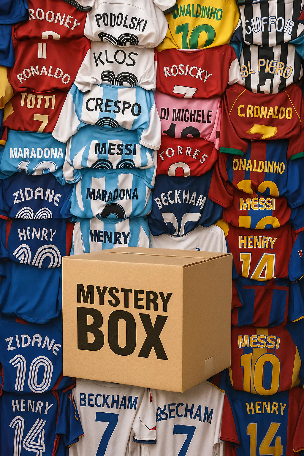 Football Mystery Box - Mystery Fußballtrikot Box - Soccer Mystery Box- Boîte Mystère Maillot