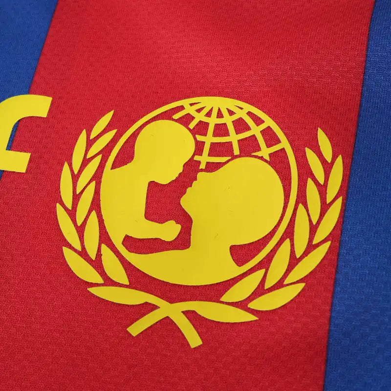 10/11 FC Barcelona Season Home Final Match Retro Jersey Trikot Soccer Kit