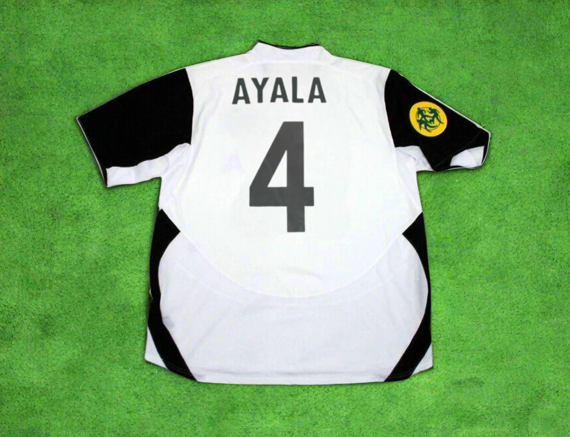 Valencia Roberto Ayala 2004 UEFA Final Retro Jersey Camiseta Soccer Kit