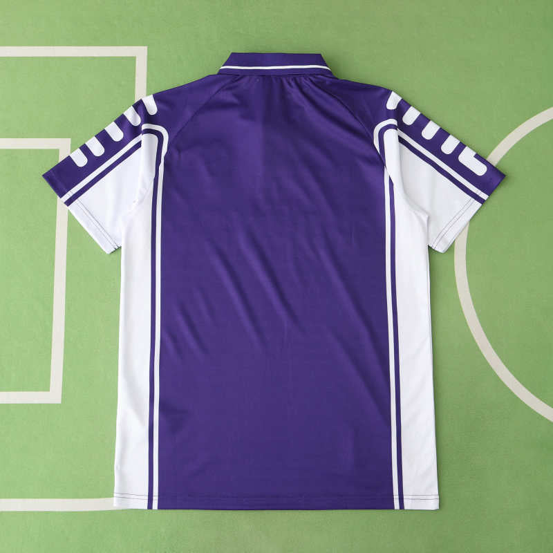 Fiorentina 1999/2000 Season Home Retro Football Jersey