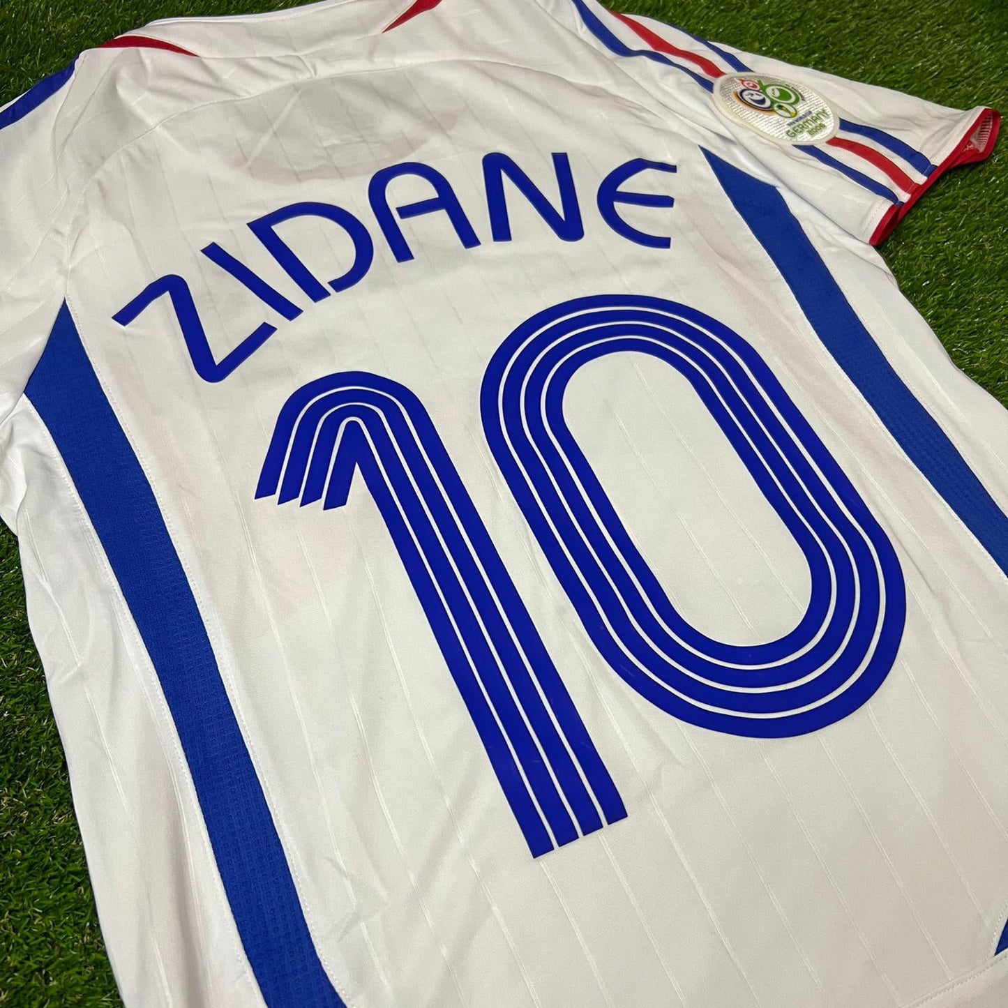 Zinedine Zidane France 2006 World Cup Final White Retro Kit – | Trikot | Maillot