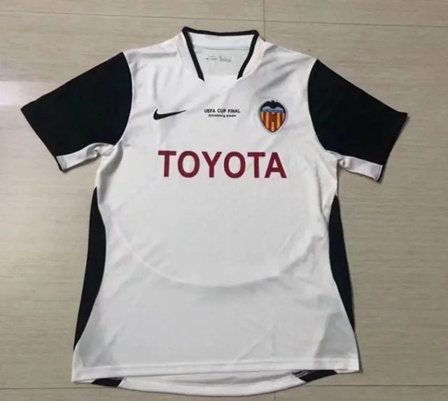 Valencia Mista #20 2004 UEFA Final Retro Jersey Camiseta Soccer Kit