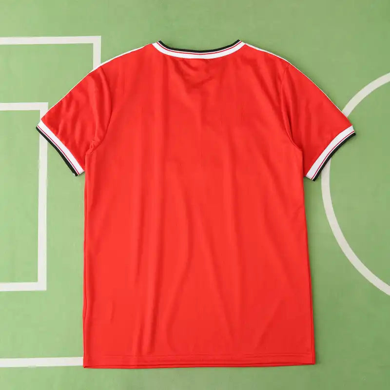 F.C Manchester United 1984 Season Home Red Retro Jersey Trikot Soccer Kit