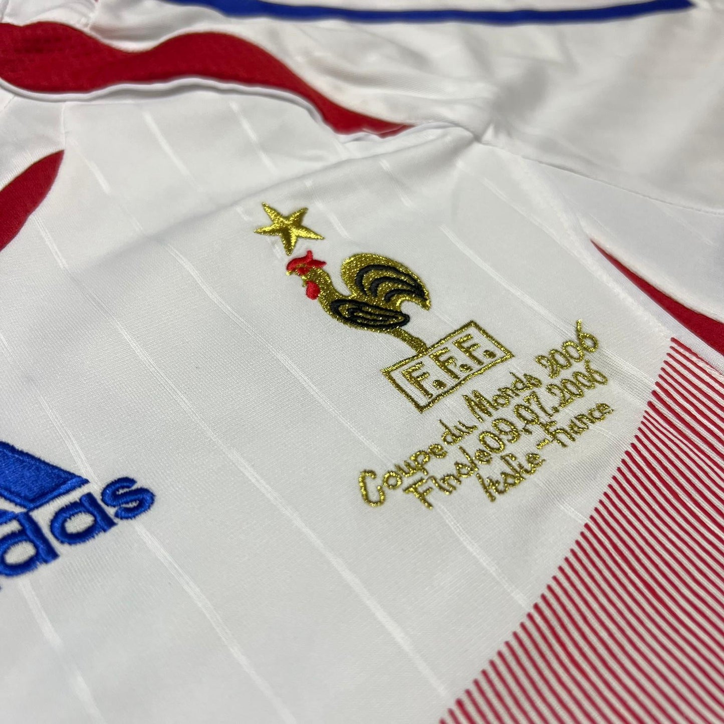 Zinedine Zidane France 2006 World Cup Final White Retro Kit – | Trikot | Maillot
