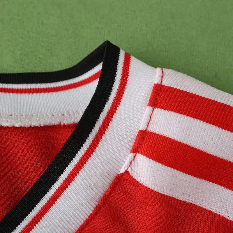 F.C Manchester United 1984 Season Home Red Retro Jersey Trikot Soccer Kit