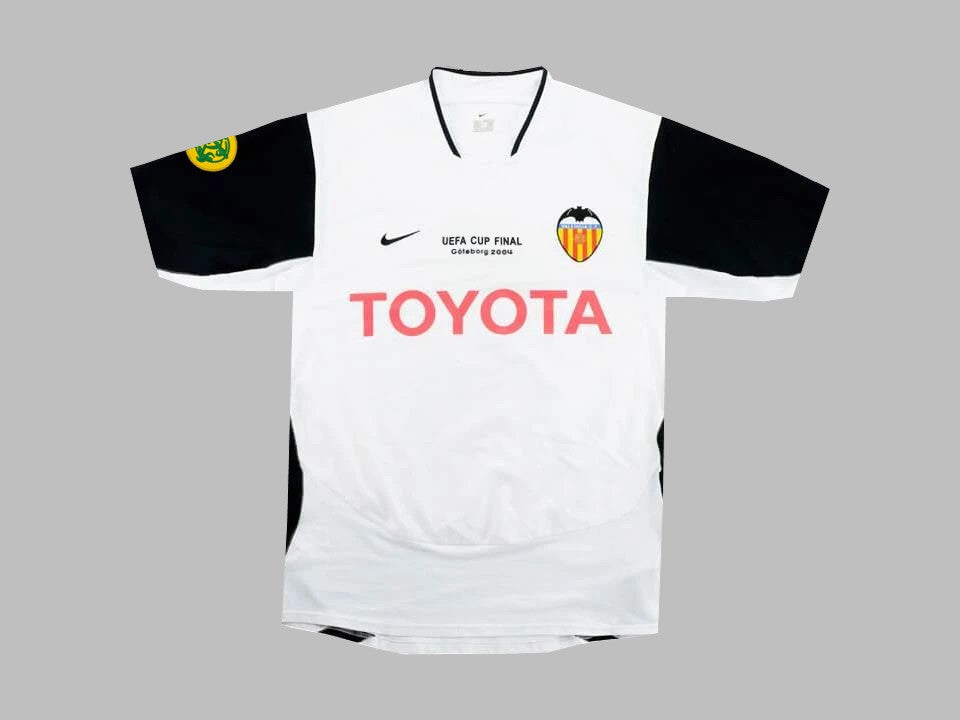 Valencia Mista #20 2004 UEFA Final Retro Jersey Camiseta Soccer Kit