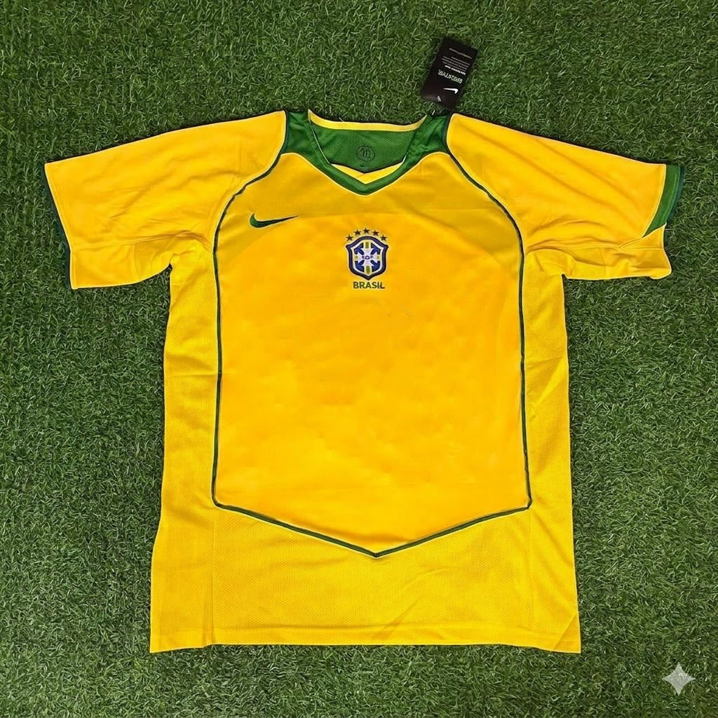 Brazil 2004 2006 Retro Football Jersey Kit