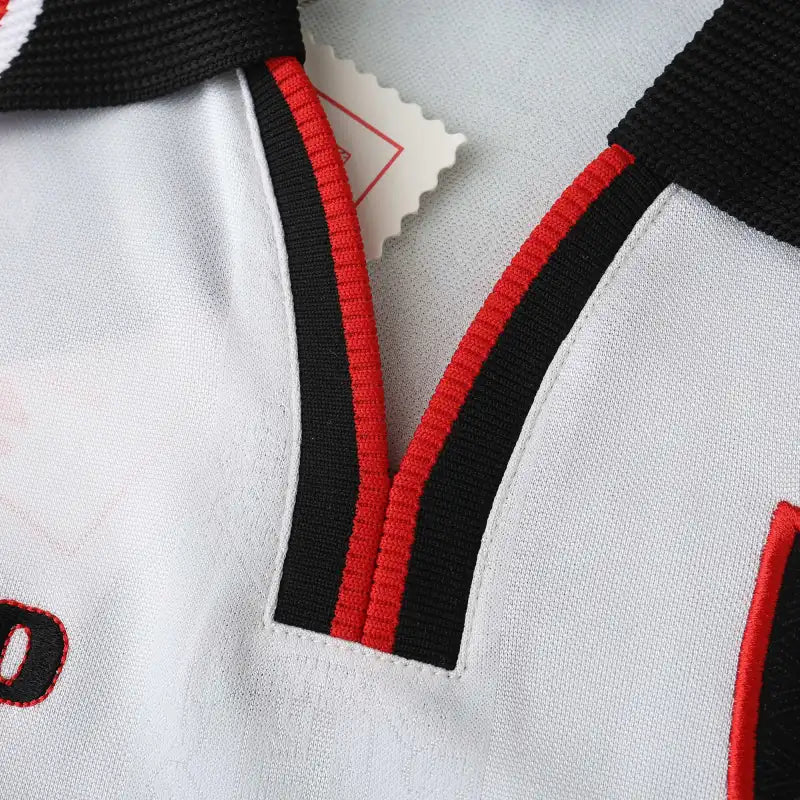 F.C Manchester United 1998 Season Away White Retro Jersey Trikot Soccer Kit