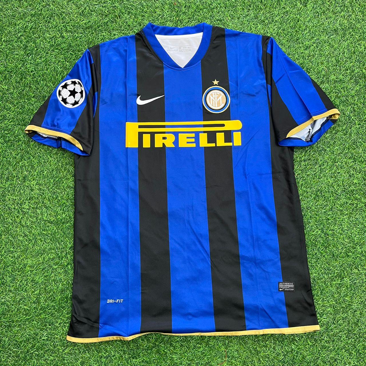 Mario Balotelli #45 Inter Milan 2008/09 Retro Football Jersey Kit
