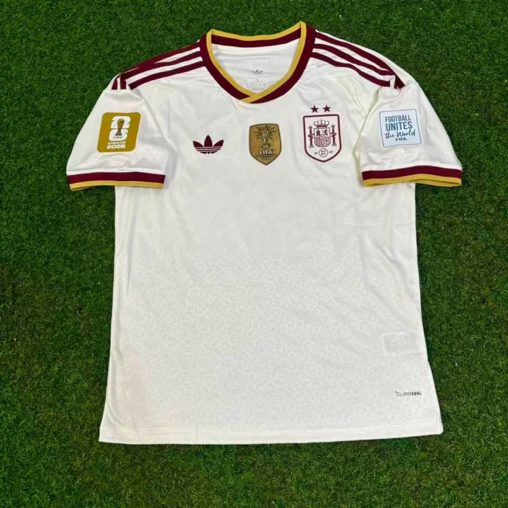 Spain Fabian Ruiz #8 Two Star 2026 World Cup Champions Away Football Jersey