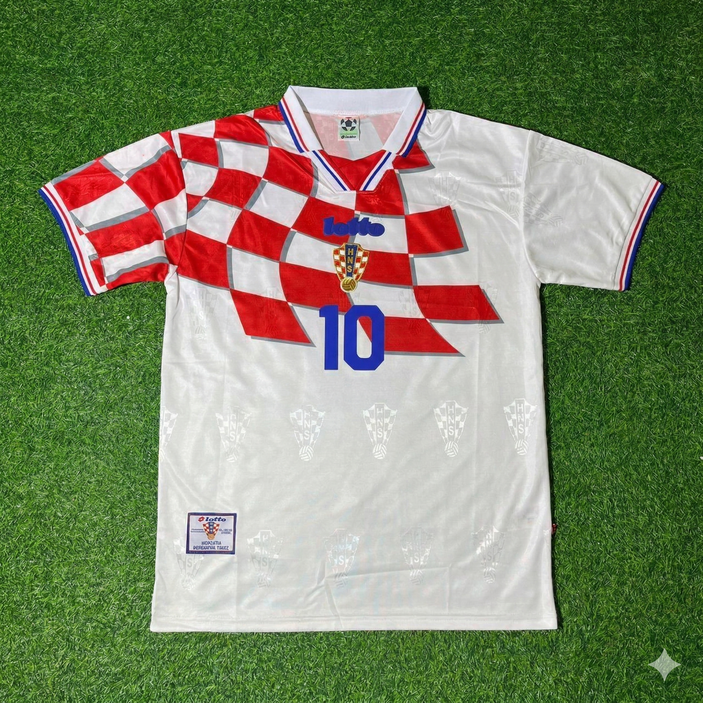 Zvonimir Boban Croatia 1998 World Cup Retro Football Jersey Kit