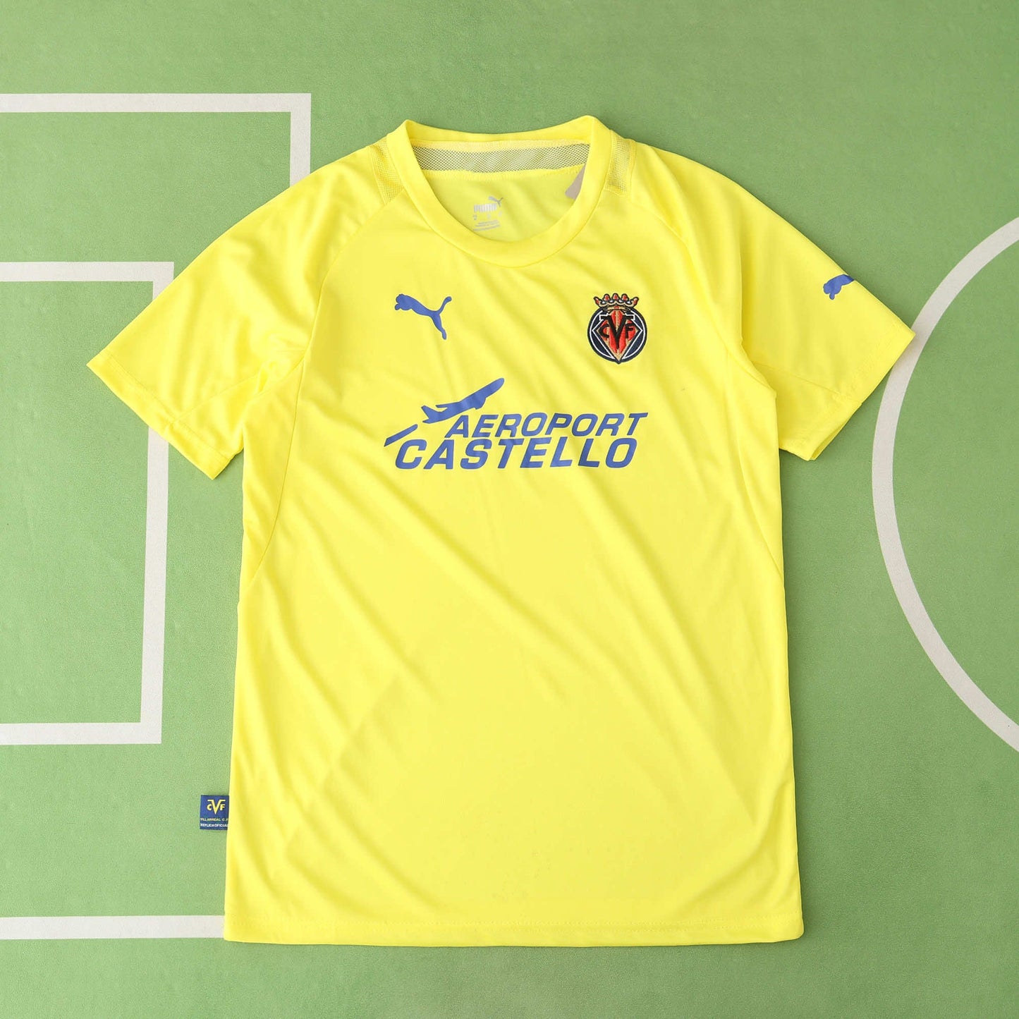 Santi Cazorla 21 Villarreal 2009 2010 Retro Home Football Jersey Kit