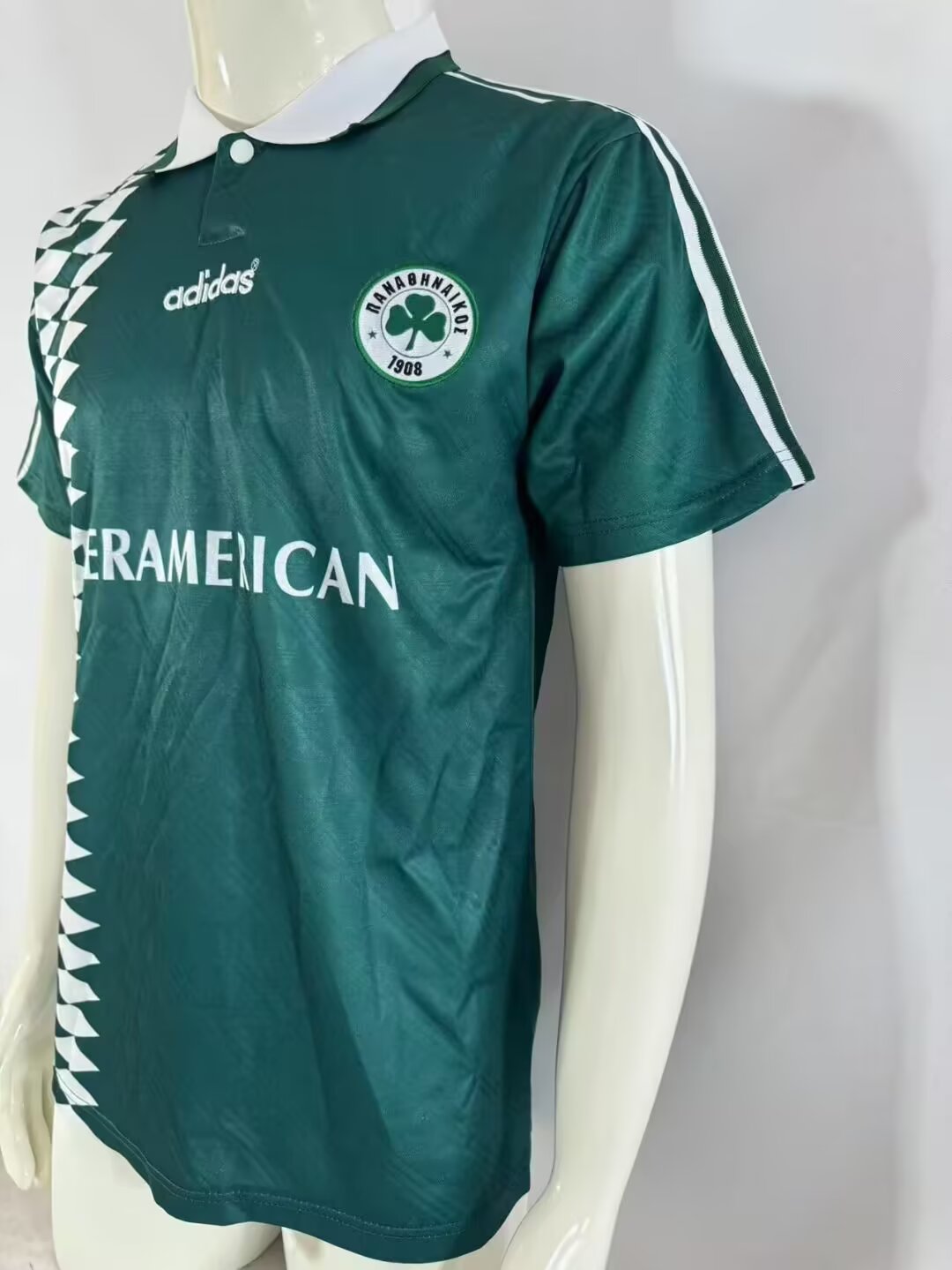 Panathinaikos 1995-1996 Retro Home Football Jersey Kit