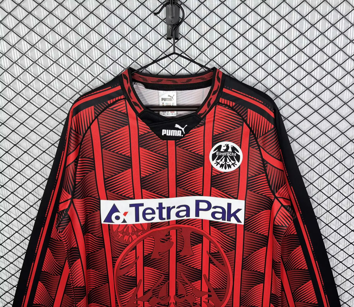 Eintracht Frankfurt 1995/96 Saison Langarm Heim Retro