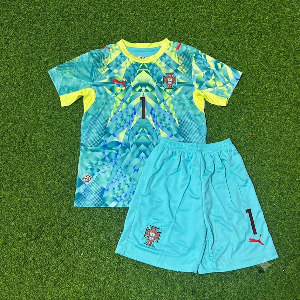 Diogo Costa Portugal Goalkeeper Football Jersey Kit