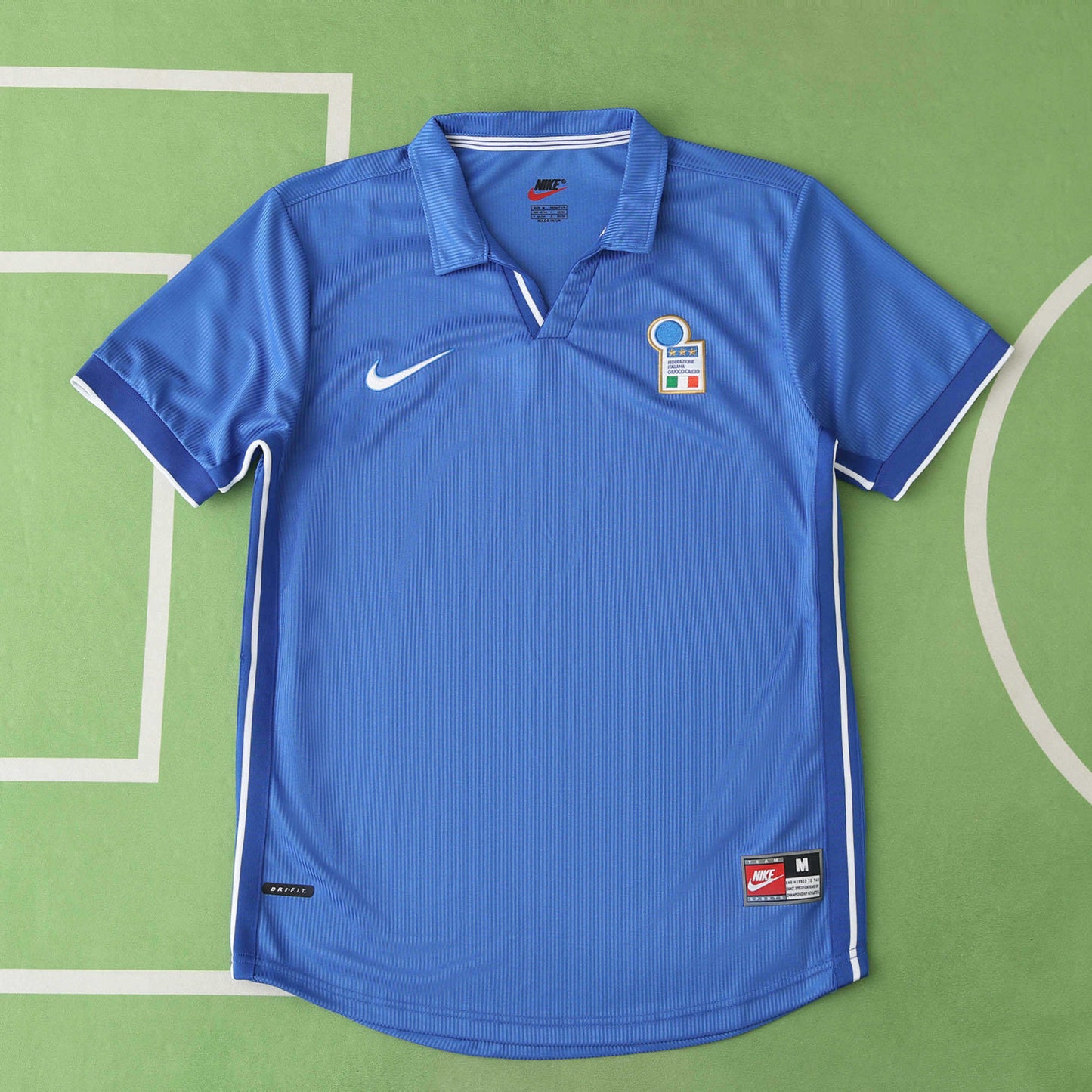 Italy 1998 Home Blue Retro Football Jersey Football