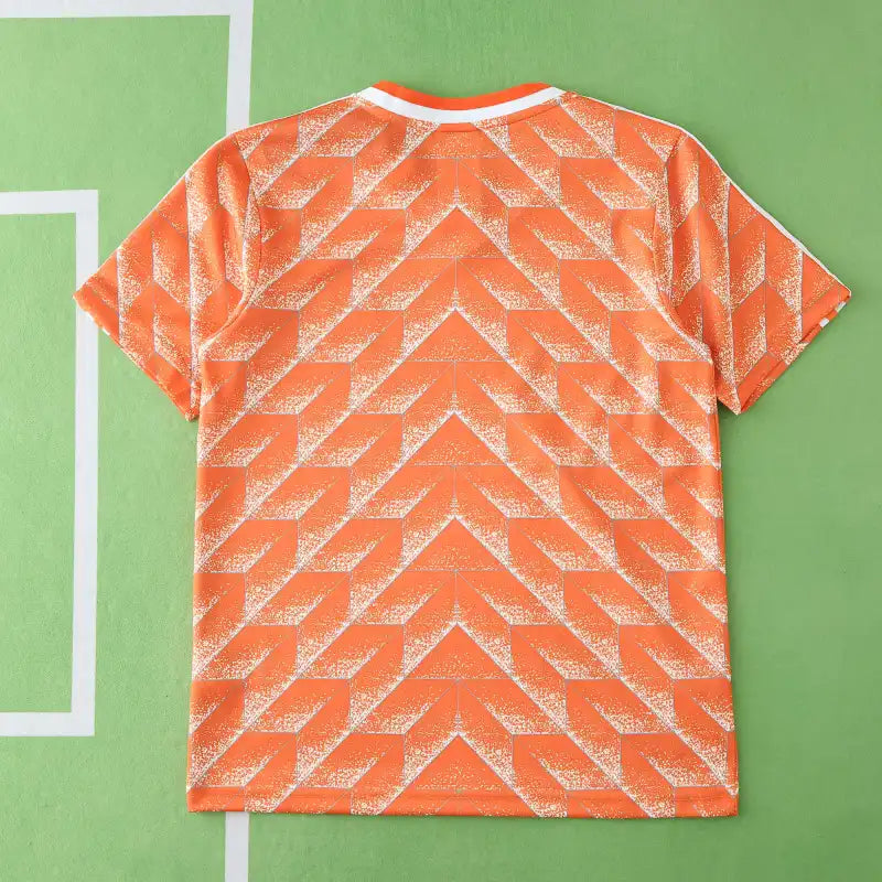 Netherlands 1988 Home Retro Kids Kit Jersey KinderTrikot Maillot Enfant
