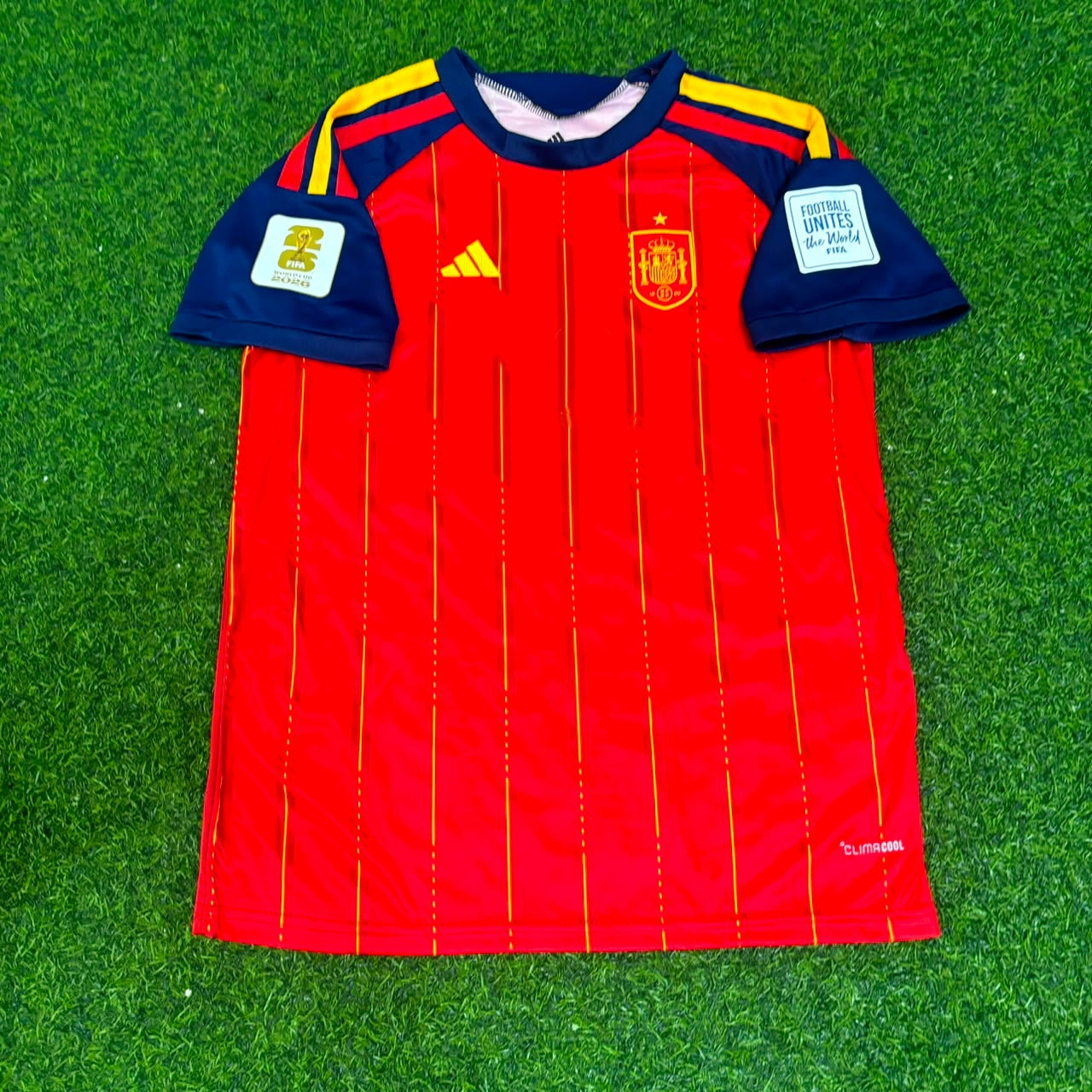 Spain World Cup 2026 Rodri #16 Home Football Jersey