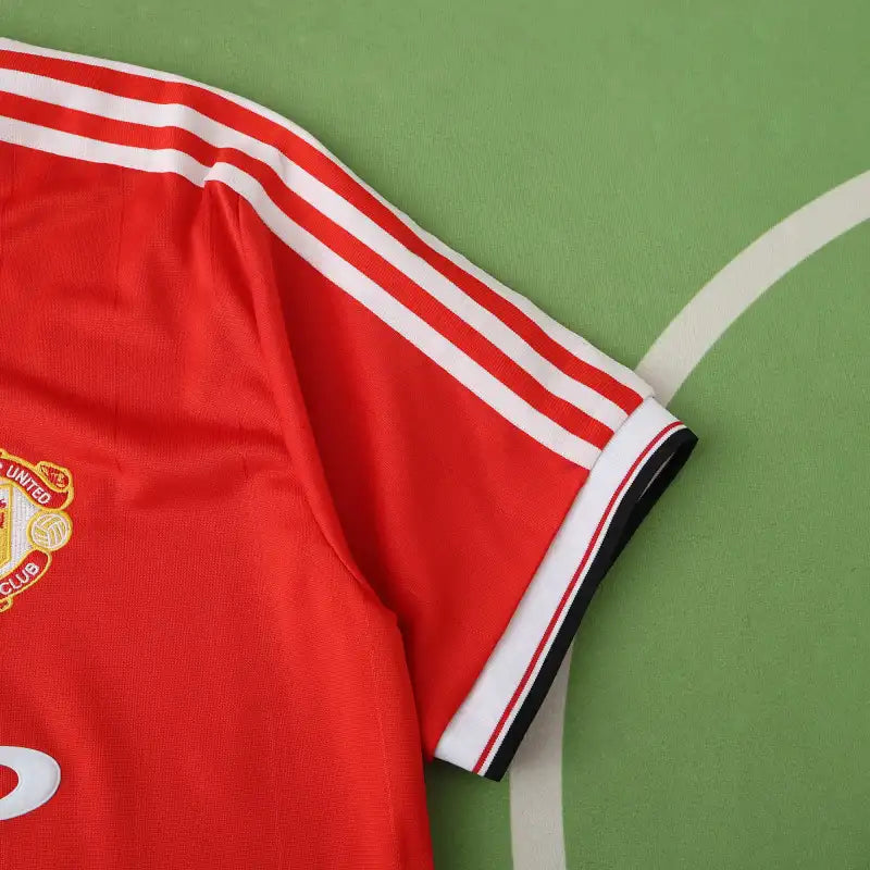 F.C Manchester United 1984 Season Home Red Retro Jersey Trikot Soccer Kit
