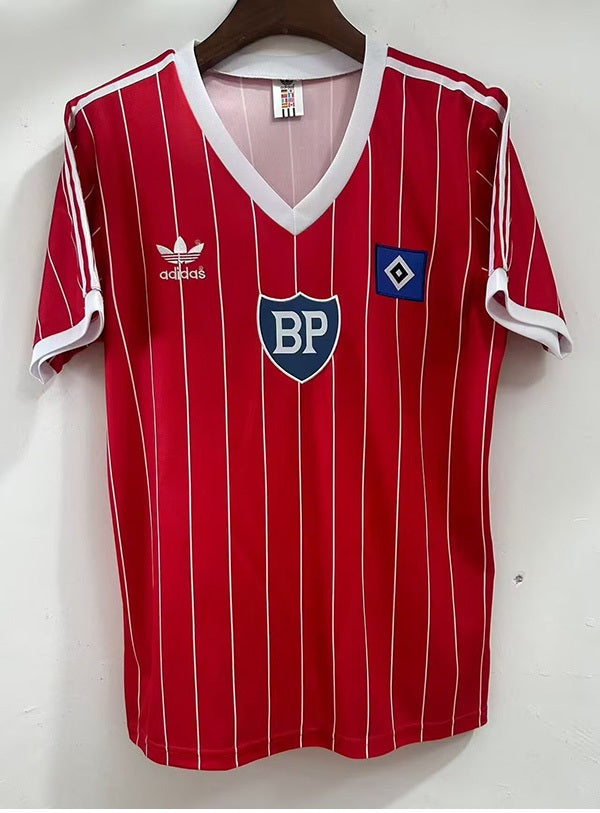 Hamburger SV HSV 1984 Retro Heimtrikot Rot Fußballtrikot