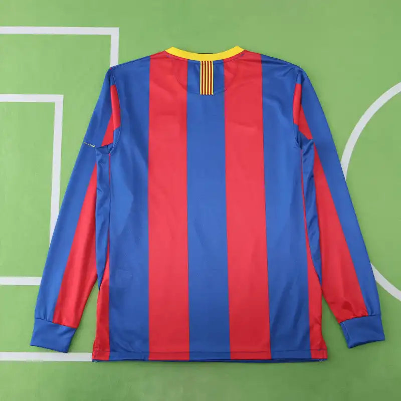 10/11 FC Barcelona Season Home Final Match Retro Jersey Trikot Soccer Kit