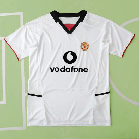 Manchester United 2002 2004 Vodafone Sponsor Retro Football Jersey Kit