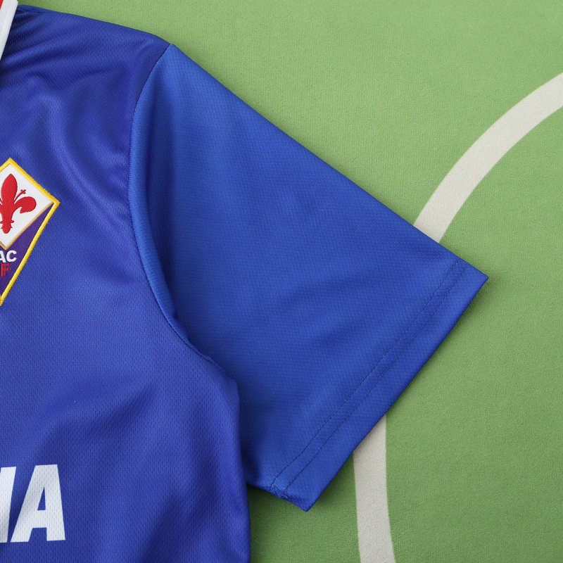 Season Fiorentina 95/96 Blue Home Retro Jersey Trikot Soccer Kit