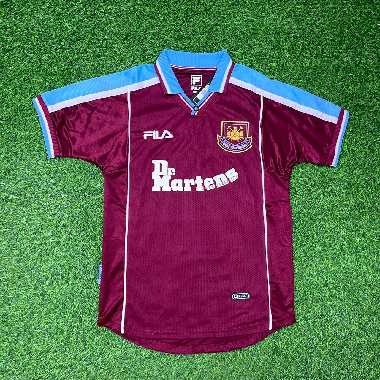 Carlos Tevez #32 West Ham United Home Retro Football Jersey Kit