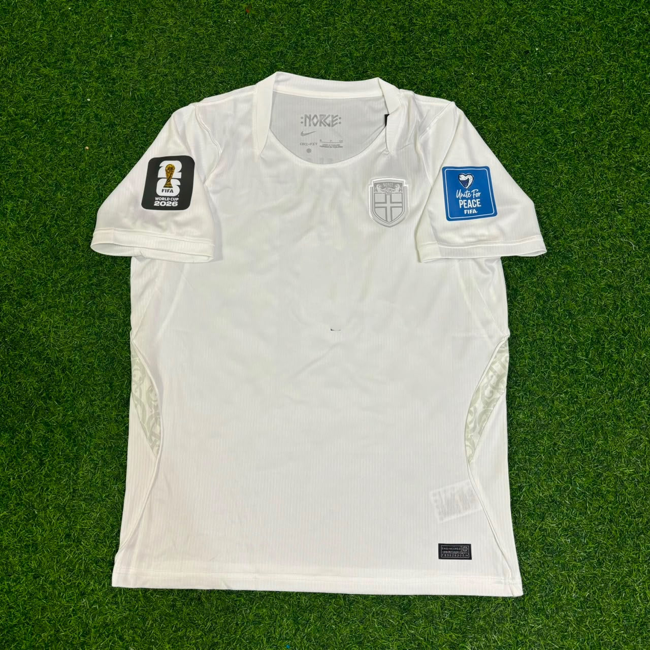 Norway World Cup 2026 Fredrik Aursnes #14 White Football Jersey